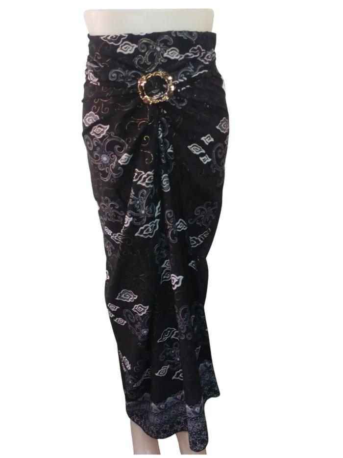 Gambar Rok Lilit Serut, Model Rok Kebaya Silver - Awan Silver dari NHM Online Kota Bekasi Tokopedia