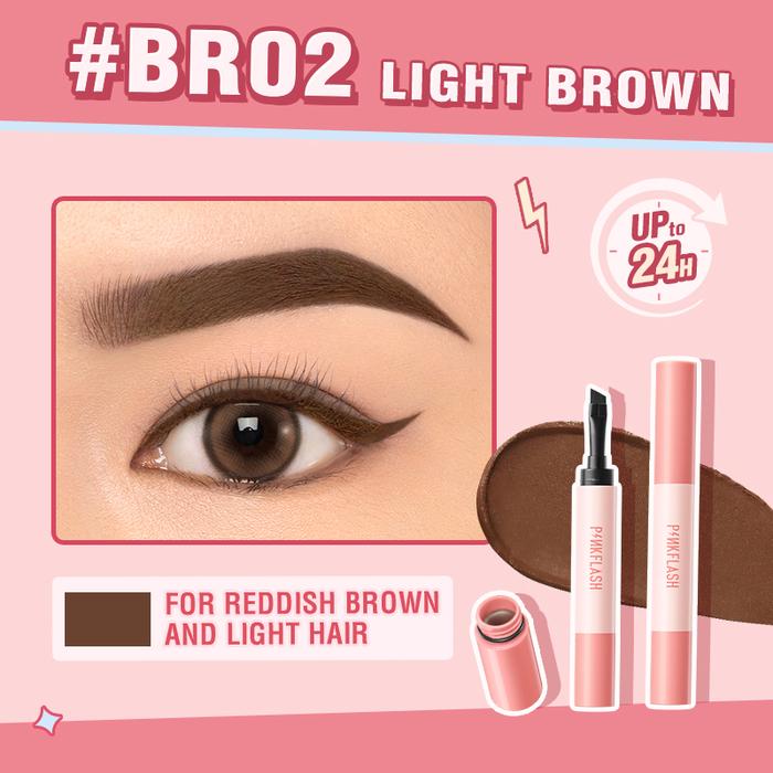 Gambar PINKFLASH - Smudge Proof Brow Pomade - BR02 dari Wabi Sabi Cosmetics undefined Tokopedia
