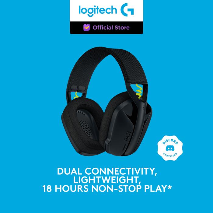 Gambar Logitech G435 Headphone Headset Wireless Bluetooth Ultra-light - Black dari Logitech G Official undefined Tokopedia