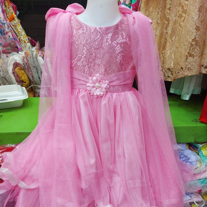 Gambar gaun anak slyer - pink/pink dusty, L dari A_W_M undefined Tokopedia