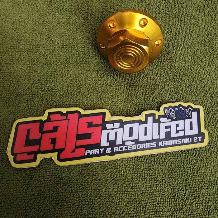 Gambar BAUT SEGITIGA ATAS KOMSTIR NINJA R SS DAN RR OLD RR NEW - gold dari cals modified undefined 2 Tokopedia