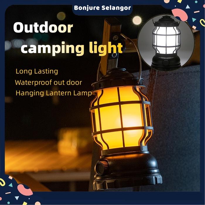 Gambar Lampu Camping Gantung Tenda Emergency / Lentera Camping Retro Led dari LED Smart Home undefined Tokopedia
