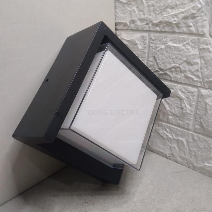 Gambar Lampu Dinding Hias Outdoor 10WATT Kotak Bulat BIG SIZE Wall Lamp BESAR - KOTAK dari SUPPLIER LED INDONESIA undefined Tokopedia