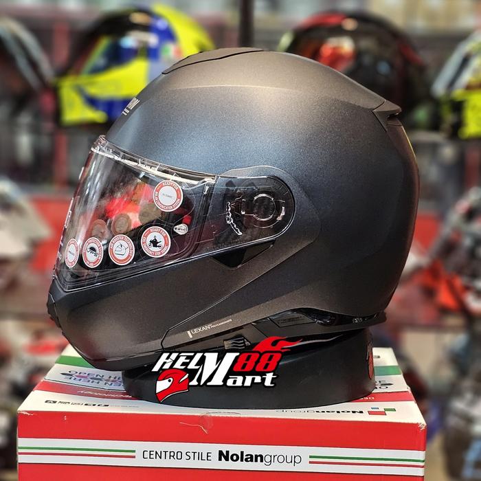 Gambar Nolan N100-5 SPECIAL - Helm Nolan Modular Flip Up N100.5 N1005 N100 - 009 BK GRPHITE, XXXL dari Helm Mart 88 MOTOVERSE undefined Tokopedia