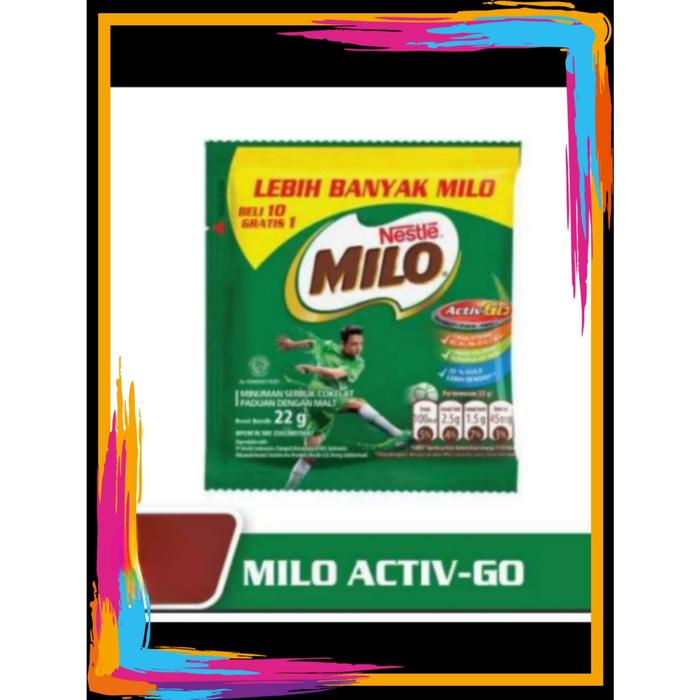 Gambar Milo acive Go 1 renceng (11pcs) dari Keanu Sayur new undefined Tokopedia