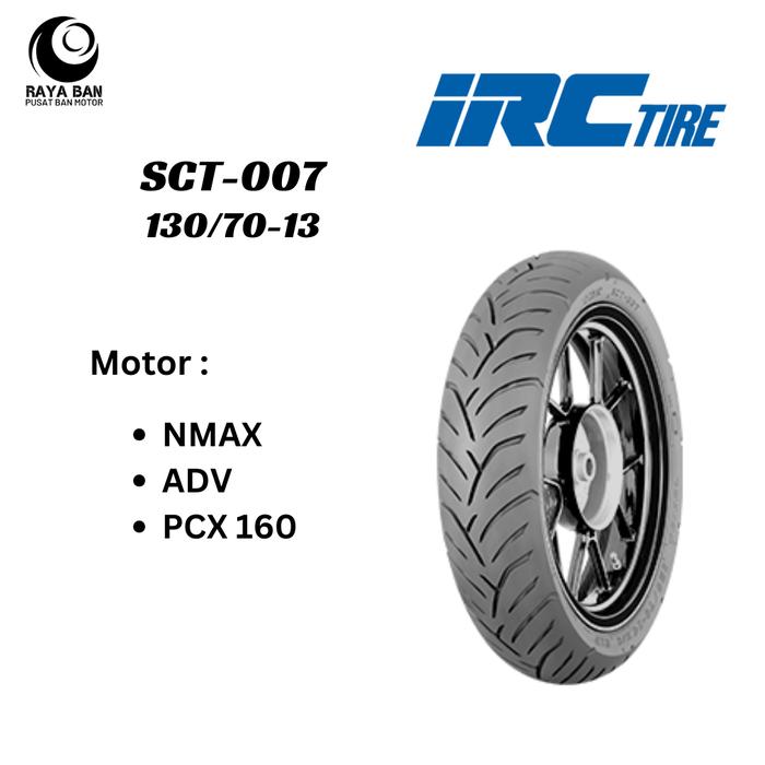 Gambar Ban Motor IRC SCT007 130/70-13 TL dari Raya Ban Pontianak undefined Tokopedia