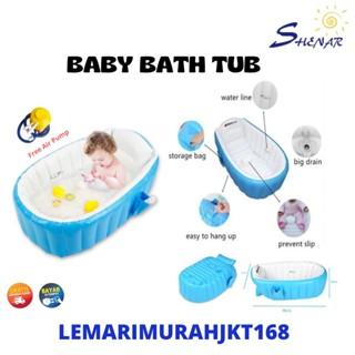 Gambar INTIME BABY BATH TUB BAK MANDI BAYI + BONUS POMPA  PINK BLUE,SHENAR - BLUE dari Lemarimurahjkt168 undefined Tokopedia