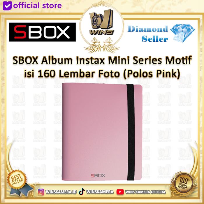 Gambar SBOX Album Instax Mini Series Motif isi 160 Lembar Foto - Polos Pink dari WINS OFFICIAL STORE undefined Tokopedia