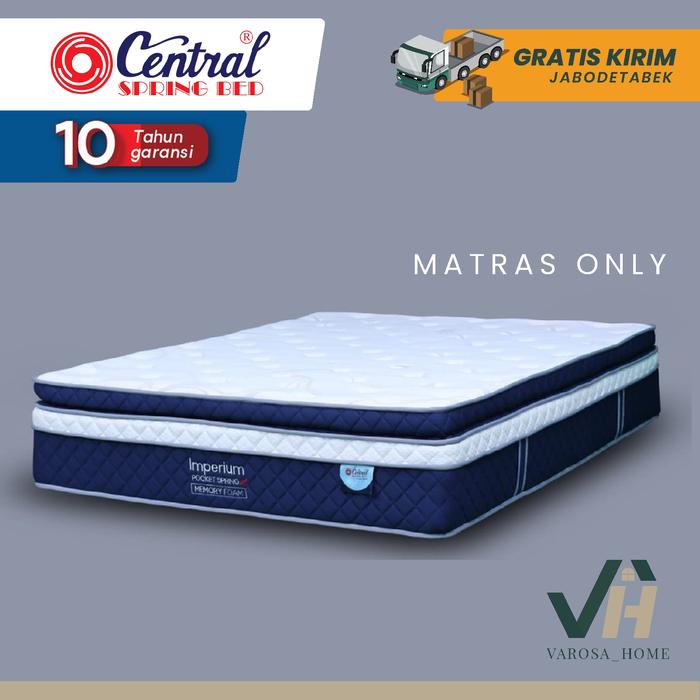 Gambar Kasur Central Imperium Pocket Original Garansi 10 tahun - matras only, 90x200 dari varosa home undefined Tokopedia