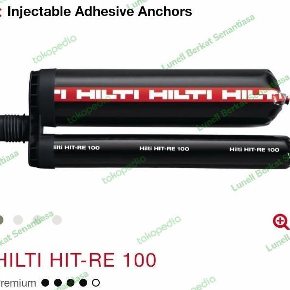Gambar (Top) HILTI HIT RE-100 Chemical Anchor HILTI, LEM ANGKUR, BETON, - 500ml dari fullgrey-7 undefined Tokopedia