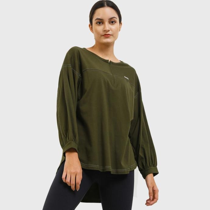 Gambar Original Torch Tunik Kaos Lengan Panjang - Tunik Ultracomfy Tencel - Hijau, L dari zendishop undefined Tokopedia