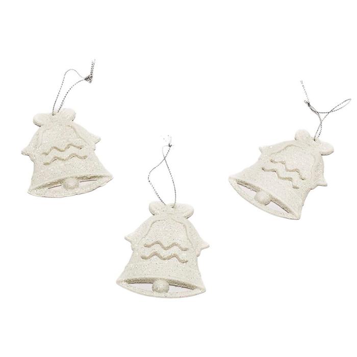 Gambar Hiasan Natal Putih Aksesoris Dekorasi Gantungan Ornament Pohon Natal - Bell Isi 3 dari Yeraya Toko Rohani undefined Tokopedia