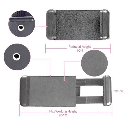 Gambar Phone Holder HP Mount + Hot Shoe Ball Head untuk DSLR Mirrorless - Holder dari Focus Technology undefined 5 Tokopedia