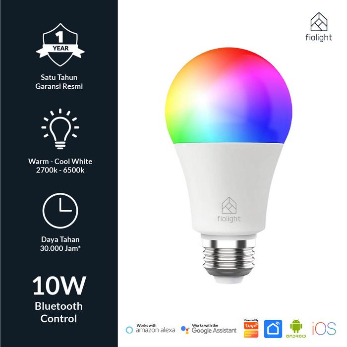 Gambar Fiolight - Smart Light Lampu RGB Bluetooth LED dari Fiolight undefined Tokopedia
