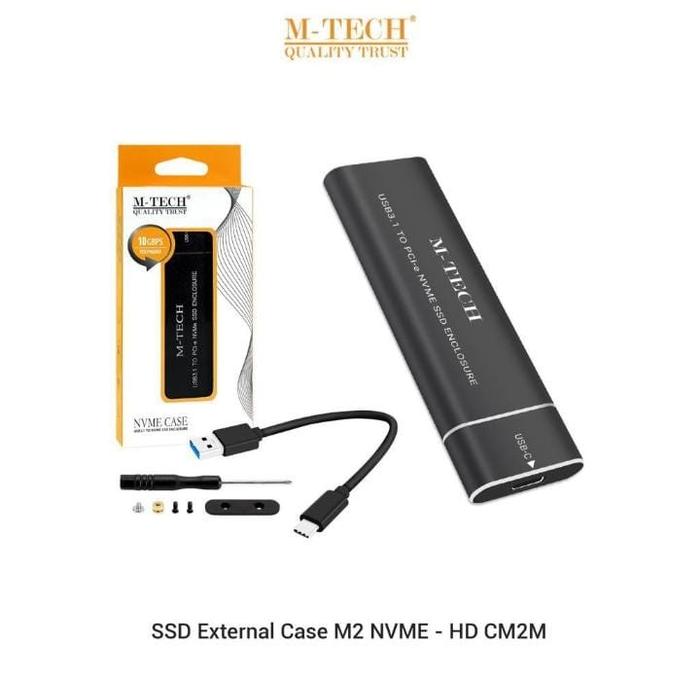 Gambar CASE SSD Enclosure Casing SSD M2 NVME M-TECH USB 3.1 to M.2 NVME - M2 - NVME dari TOP PINKGO undefined Tokopedia