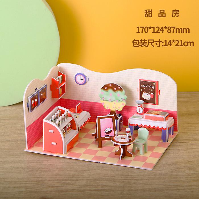 Gambar Mainan Anak Edukasi Puzzle 3D DIY Rumah - Rumahan - Toys Education - DIno zoo dari RoToRo Petshop undefined 5 Tokopedia