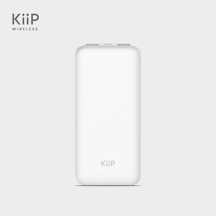 Gambar KIIP POWERBANK SLIM 10000MAH DUAL USB PORT 12W 2,4A E33 - Putih dari ChristCollections7 undefined Tokopedia