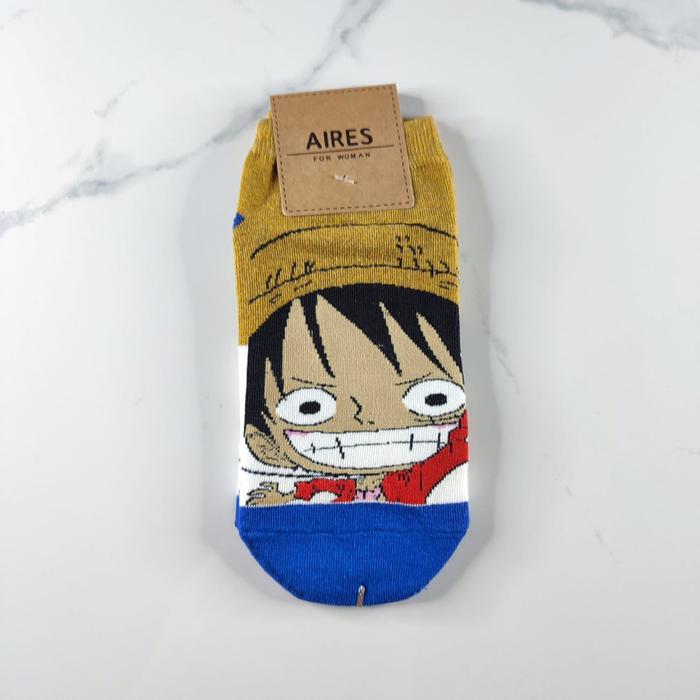 Gambar Kaos Kaki Wanita One Piece Luffy Japanese Brand - Luffy Full dari Rove Store undefined Tokopedia