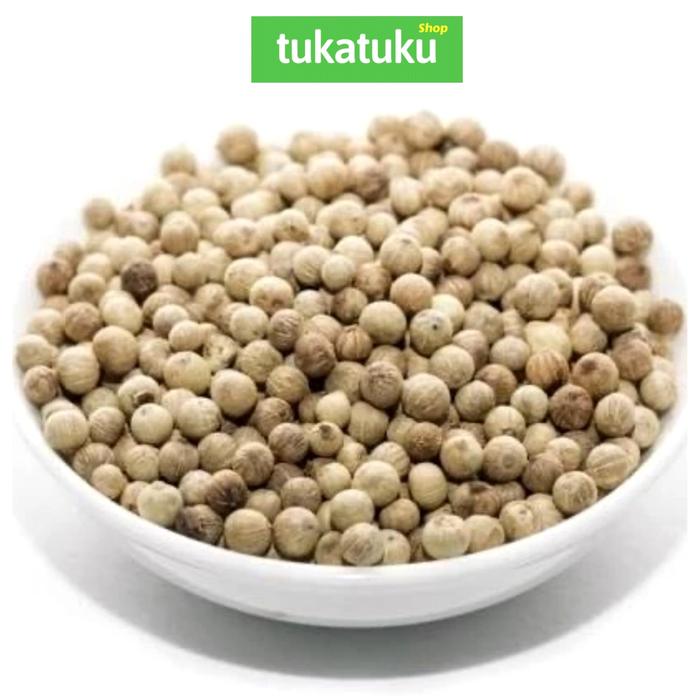 Gambar LADA PUTIH BIJI / MERICA PUTIH (100 GRAM) - 100 Gram dari tukatukushop.id undefined Tokopedia