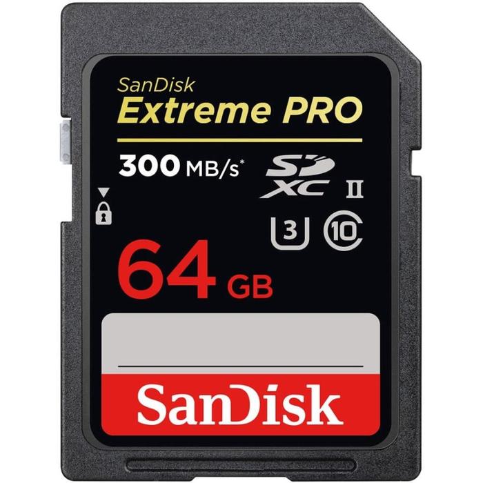 Promo SanDisk Extreme Pro UHS-II SDXC SD Card 64Gb 300MBps Cicil