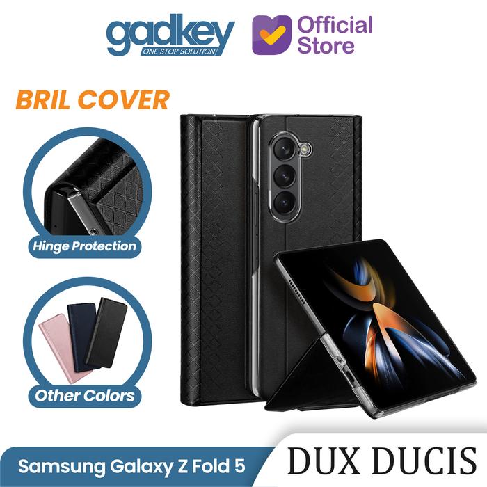 Gambar Case Samsung Galaxy Z Fold 5 Dux Ducis Brill Hinge Flip Cover Casing - Black dari GAD Official undefined Tokopedia