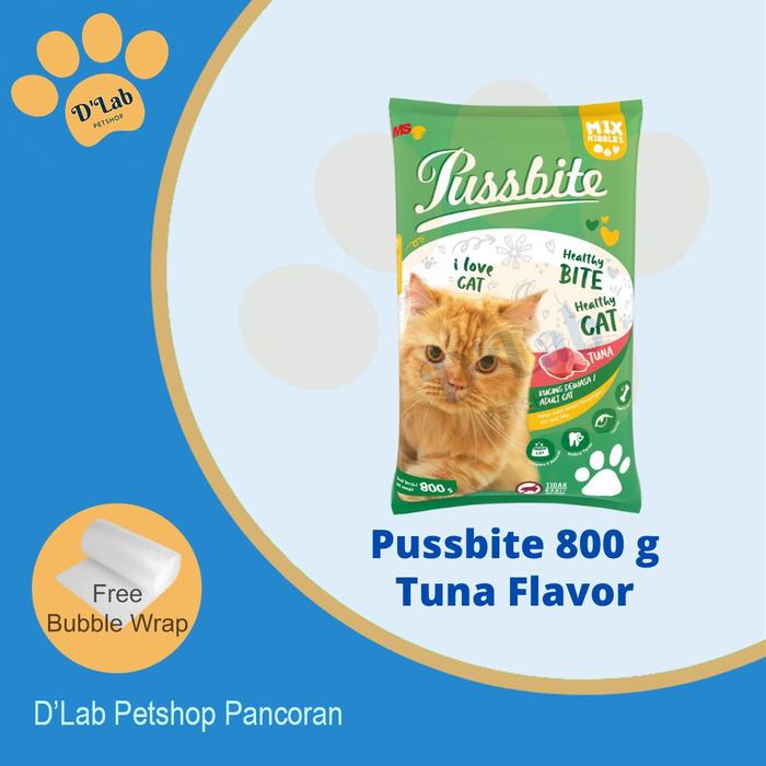 Gambar PUSSBITE 800g Cat Food - makanan kucing 800 g - Pussbite Tuna dari D'Lab Petshop Pancoran undefined Tokopedia
