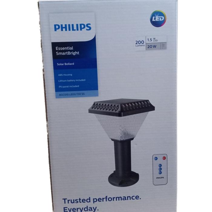 Gambar PHILIPS BGC010 LED2-730 // OUTDOOR LIGHT - LAMPU TENAGA SURYA - LED2 SS dari BestBright Store undefined Tokopedia