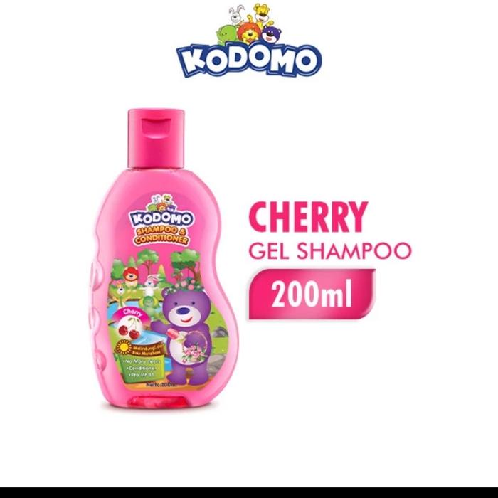 Gambar Kodomo Shampoo & Conditioner 200ml Kodomo Gel Shampoo Anak 200 ml - Cherry Shampoo dari campurcampurdotcom undefined Tokopedia