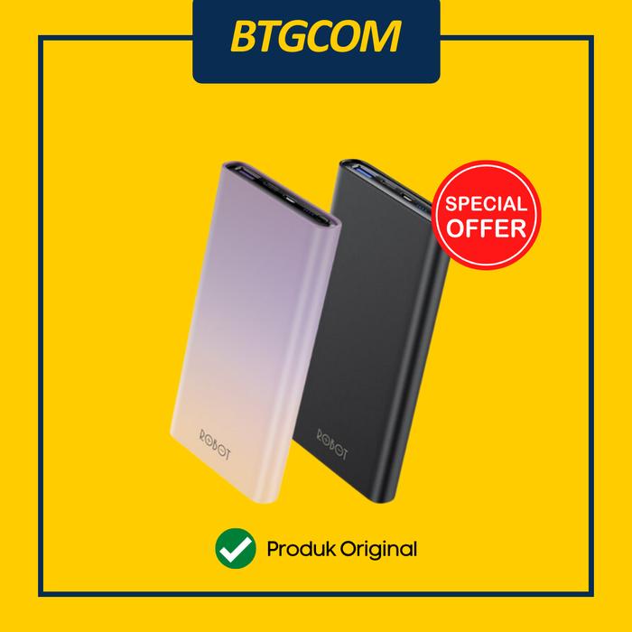 Gambar ROBOT RT11 10000MAH POWERBANK 20W PD QUICK FAST CHARGING dari btgcom undefined Tokopedia