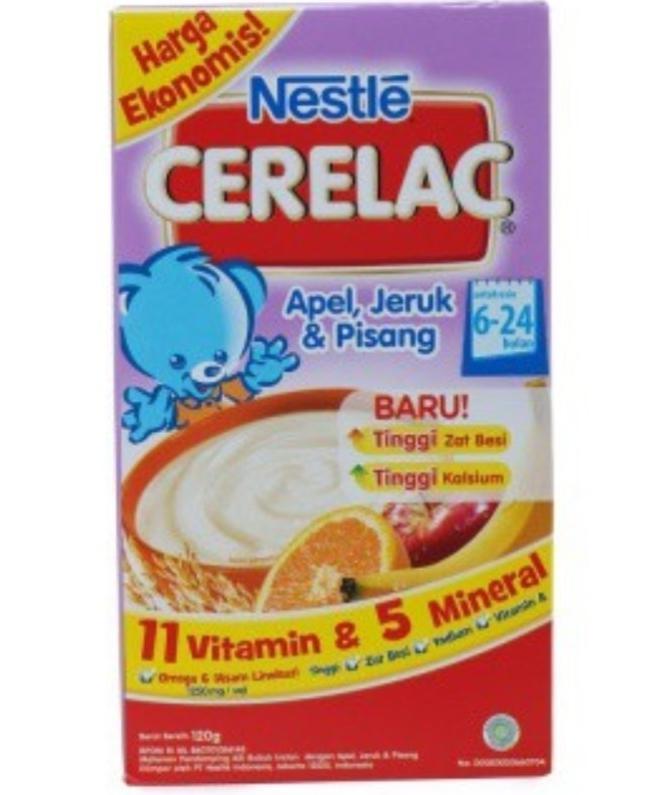 Gambar Bubur Bayi Instan | Nestle Cerelac Mix Fruit 120 dari ToLiReSe undefined Tokopedia