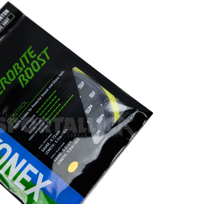 Gambar Senar Badminton Yonex BG ABBT / Aerobite Boost SP - GRAY YELLOW dari Sportallica undefined Tokopedia