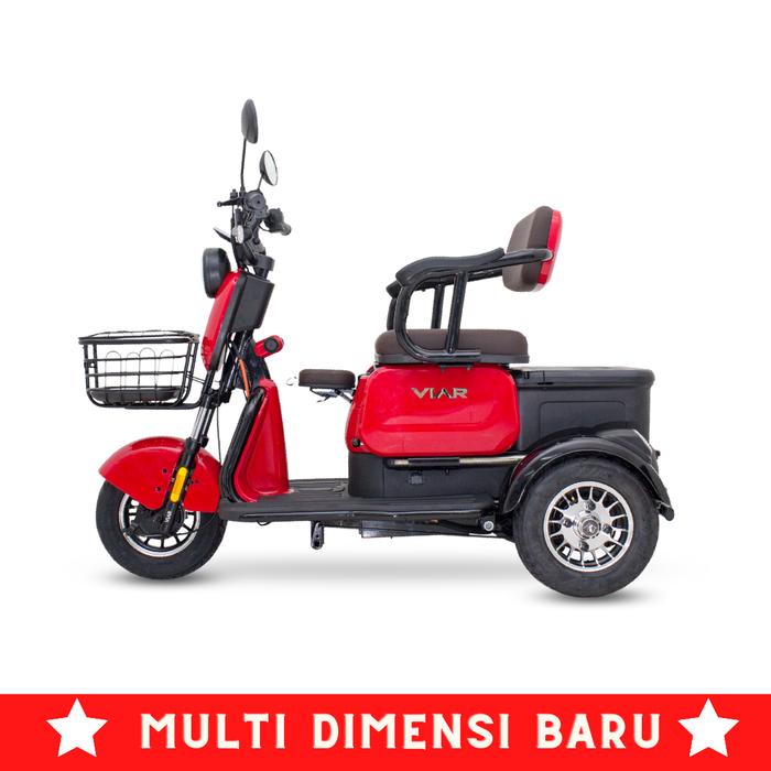 Gambar Sepeda Listrik Viar ER1 - Merah dari Viar Multi Dimensi Baru undefined Tokopedia