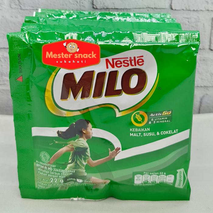 Gambar Susu Milo 22 gram (1 renceng isi 10 pcs) dari sukahatimester undefined Tokopedia