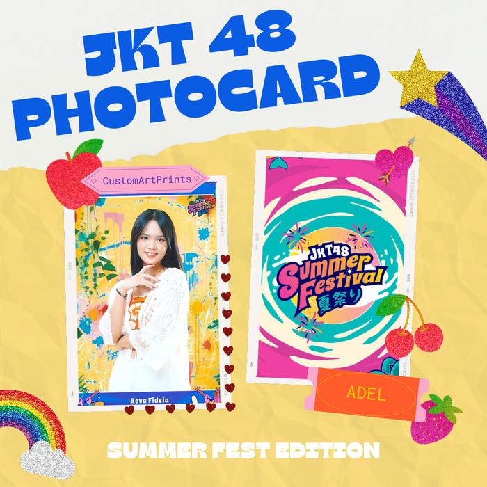 Gambar PHOTOCARD JKT 48 SUMMER EDITION - ADEL dari CustomArtPrints undefined Tokopedia