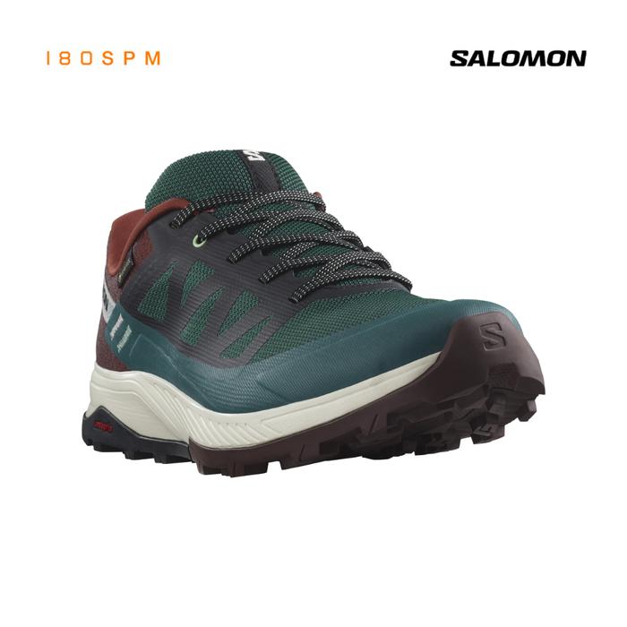 Gambar Hiking Shoes SALOMON Outrise Gtx (Men) - Ponderosa pine, 44 dari 180 SPM OFFICIAL undefined Tokopedia