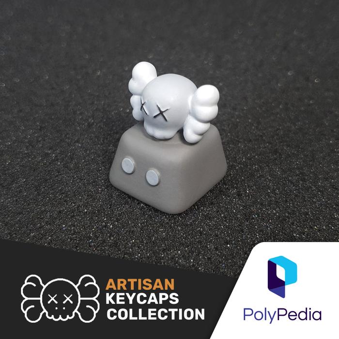 Gambar KAWS Artisan Keycap / Keycaps - Abu-abu dari PolyPediaid undefined Tokopedia