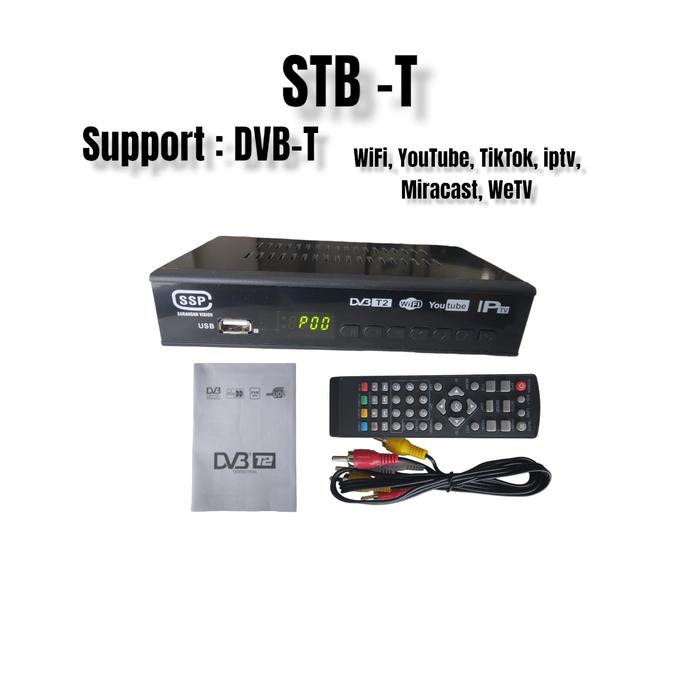 Gambar stb set top box tv digital - DVB-T2 LENGKAP dari bbifiber undefined Tokopedia