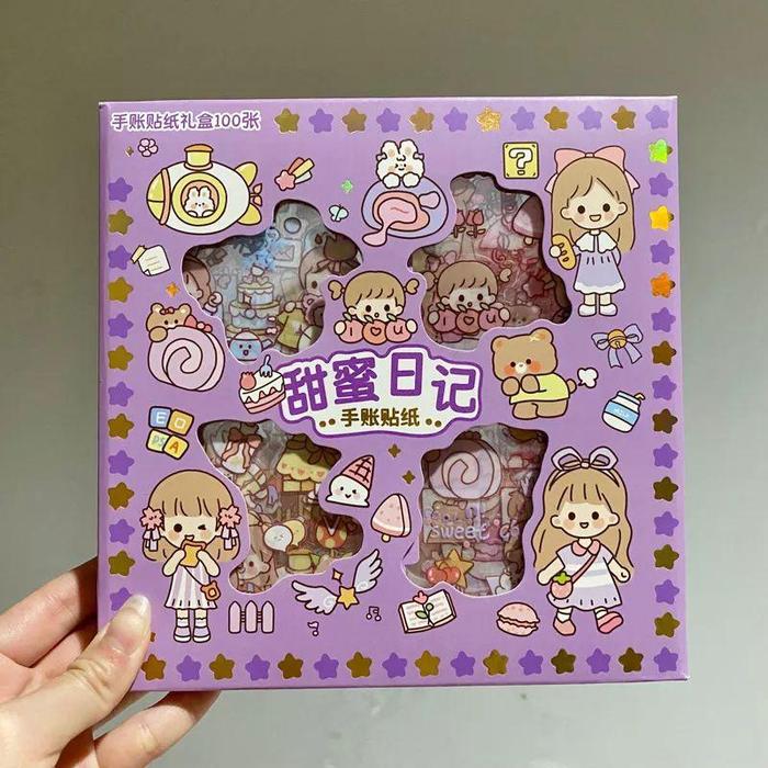 Gambar 100 Lembar Sticker Deco | 20 Lembar Sticker Deco | Sticker Viral | - SWEET 100 dari forkidanyou undefined Tokopedia