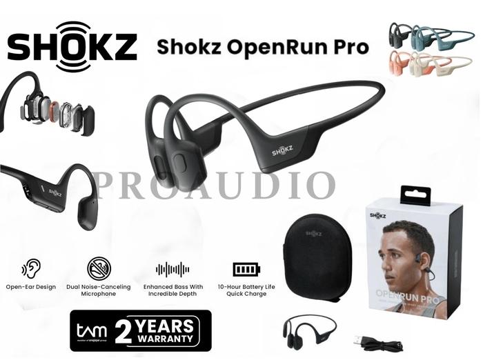 Gambar Shokz Openrun Pro Wireless Bone Conduction Headphone Open Run Pro - Black dari Proaudio undefined Tokopedia