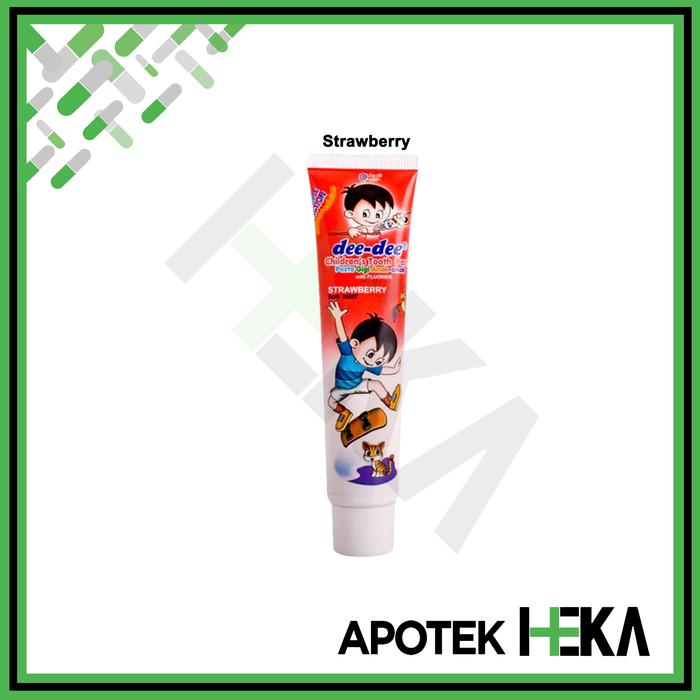 Gambar Dee Dee Tooth Paste 50 g - Pasta Gigi Anak - Strawberry dari Apotek Heka Bekasi undefined Tokopedia