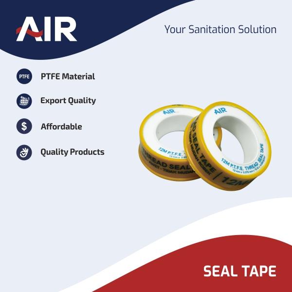 Gambar Sealtape Seal Tape Solatip Seltip Sealtip Keran Kran Ledeng Air - 12mmx0075x12m dari Gunung Kencana undefined Tokopedia
