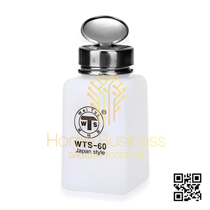 Gambar WTS Botol Tiner Thiner Thinner Cairan Pompa Plastik Made In JAPAN - WTS-60 Putih dari Home Business Jbu undefined Tokopedia