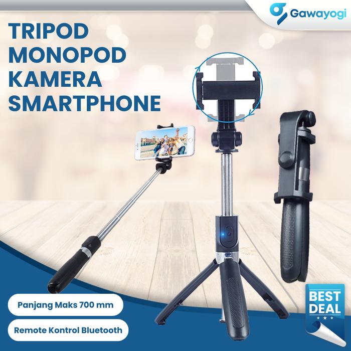 Jual Tripod Monopod Kamera Smartphone Hp Selfie Tongsis Remote