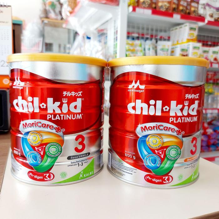 Gambar Morinaga Chil Kid Susu Platinum 3 Moricare Vanila / Madu 800G - 800gr, Vanila dari Lutuna Baby undefined Tokopedia