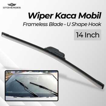 Gambar TAFFWARE Wiper Blade Kaca Mobil Frameless U Shape Hook - FLY-078 - 14 Inch dari Hardware Solutions undefined Tokopedia