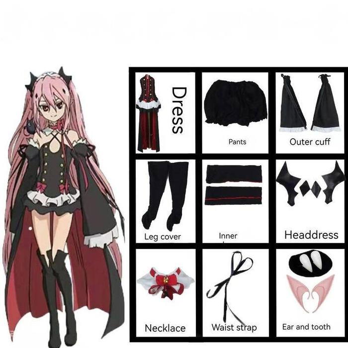 Gambar Wetrose Seraph of the End Owari No Seraph Krul Tepes Wanita Women - Costume, S dari semestastore co undefined Tokopedia