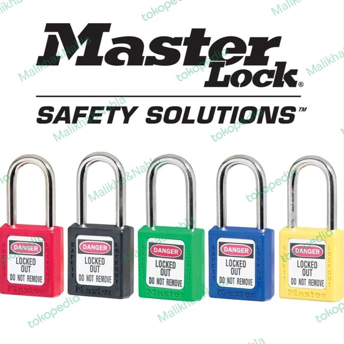 Gambar Master Lock 410RED 410 Safety Lockout Padlock Red - Merah dari Malikha&Nahla undefined Tokopedia