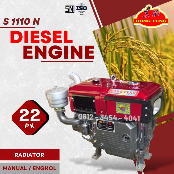 Gambar Diesel Solar 22 HP S-1110 Radiator DONG FENG 22 Pk - RADIATOR 22 PK dari Engineering Machine undefined Tokopedia