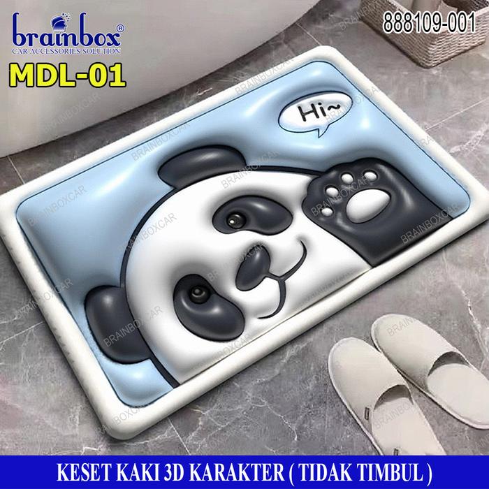 Gambar HIGH QUALITY Floor Mat Printing 3D Keset Kaki Karakter Kamar Mandi - MDL-01 dari Brainbox Car and Home undefined Tokopedia