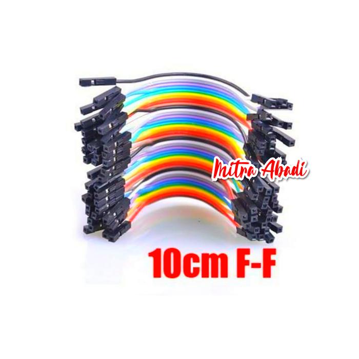 Gambar Kabel Jumper Dupont 40 Pin / Jumper Wire Cable 40 PCS - 10 cm F-F dari Mitra Abadi Official_NEW undefined Tokopedia